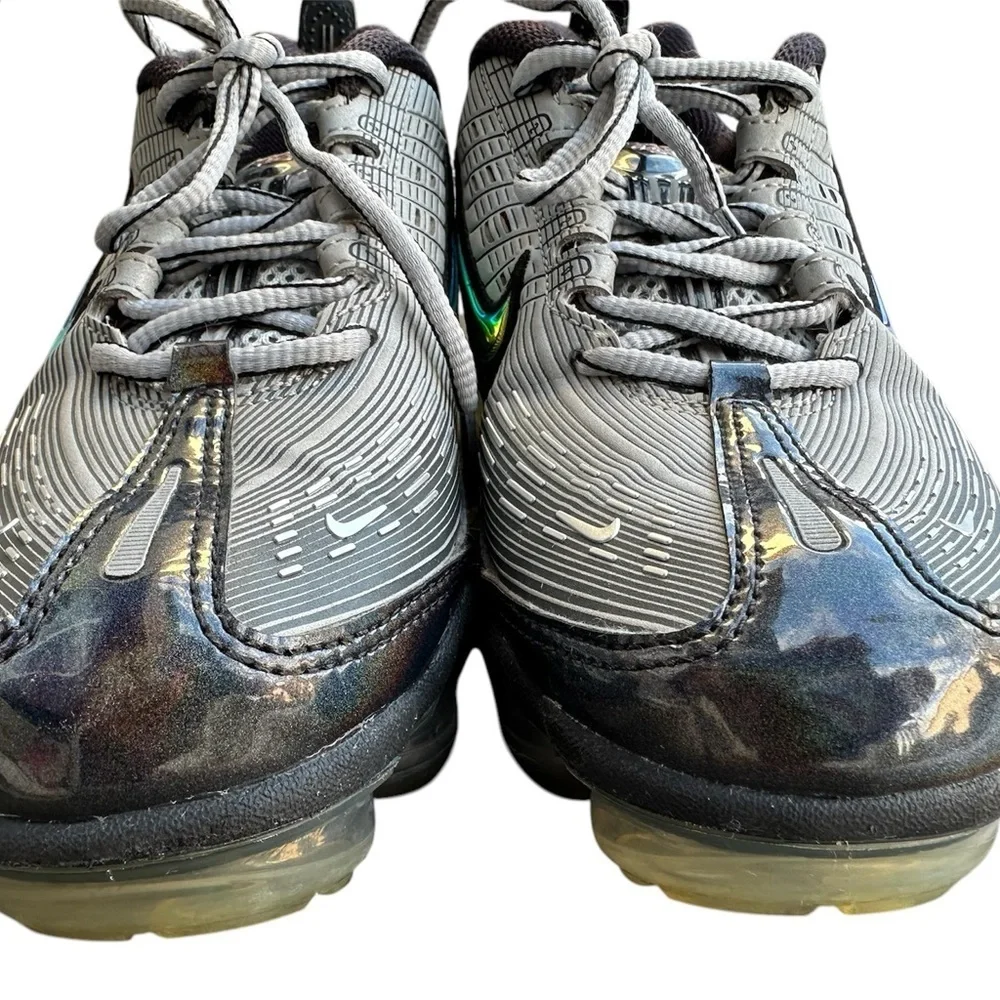 Nike Vapor Max 360 women’s shoes runners metallic silver black size 6 - 6.5 - Picture 7 of 10